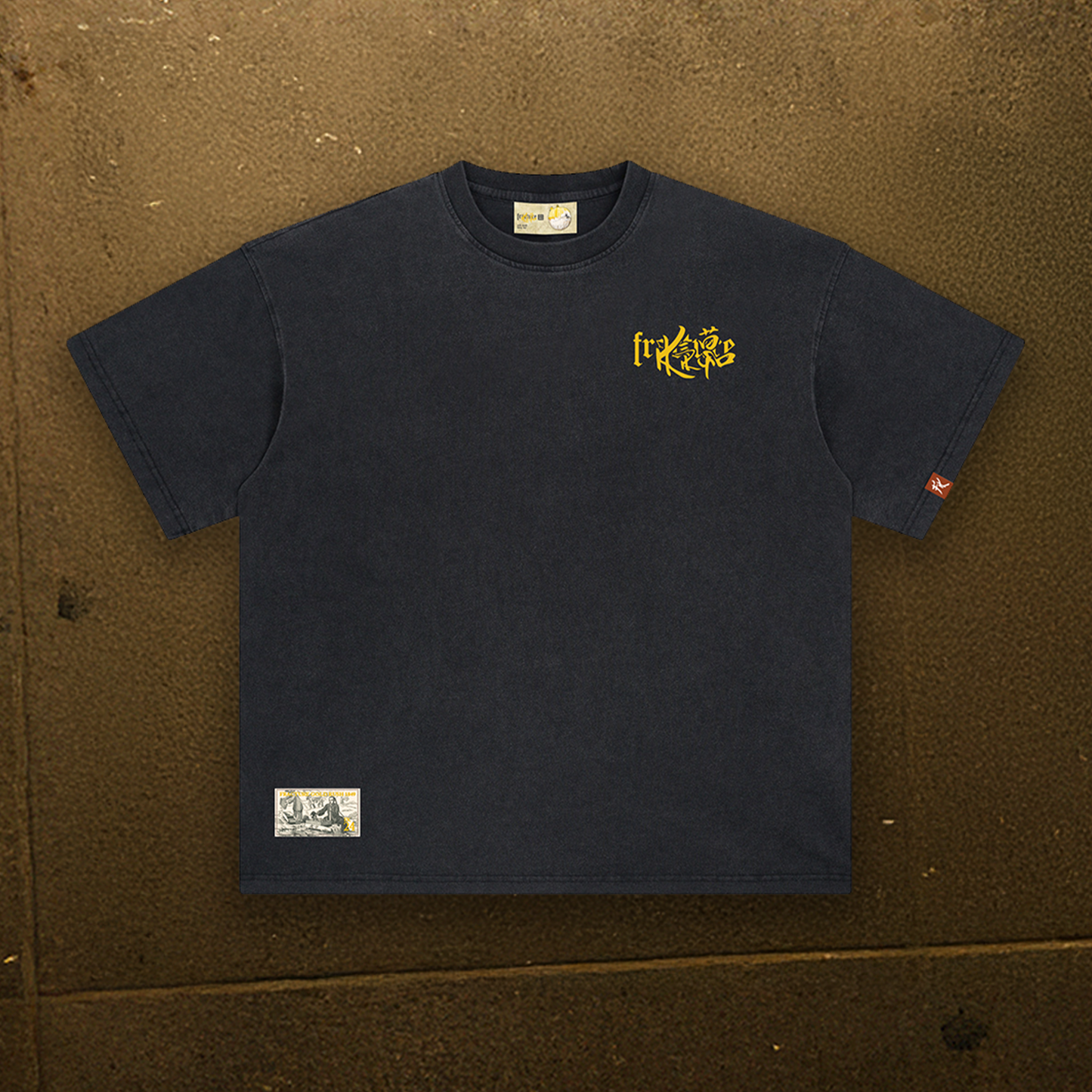 GOLD RUSH LOGO TEE - GOLD