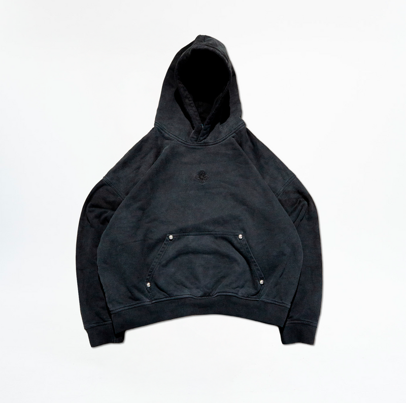 PEACE TREATY HOODIE - BLACK