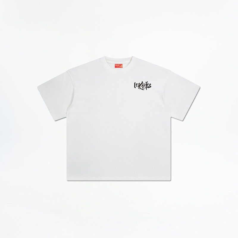 SNAKE LOGO TEE - WHITE