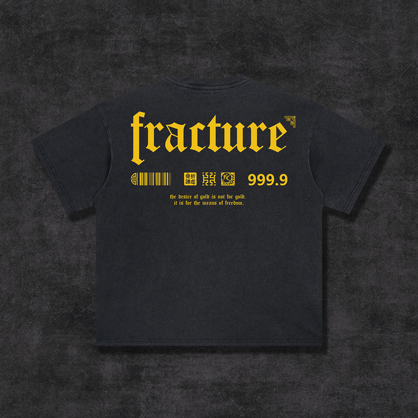 GOLD RUSH LOGO TEE - GOLD