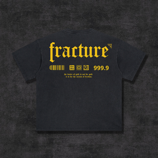 GOLD RUSH LOGO TEE - GOLD