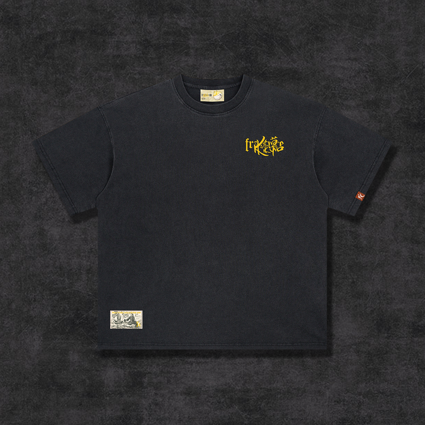 GOLD RUSH LOGO TEE - GOLD