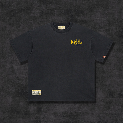 GOLD RUSH LOGO TEE - GOLD