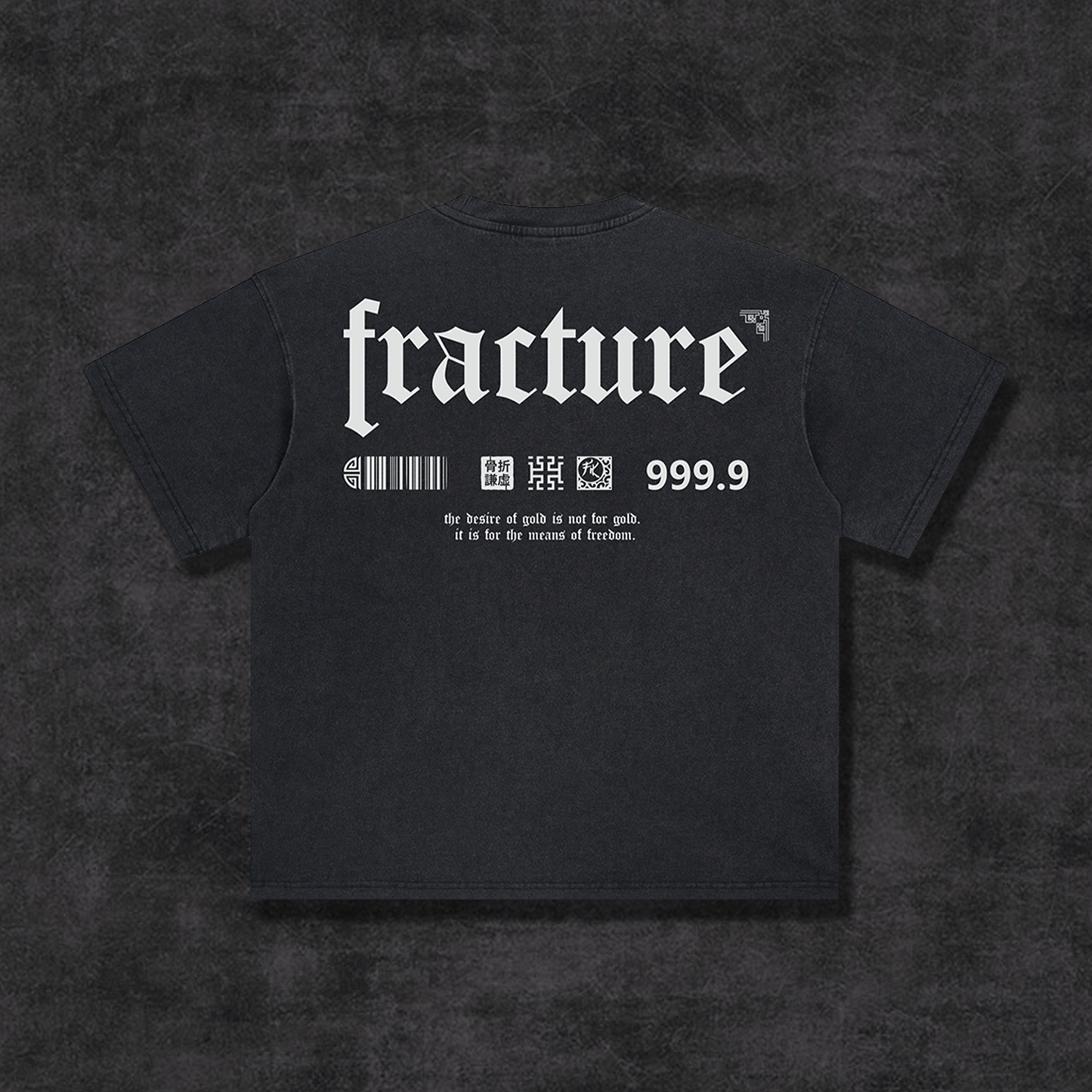 GOLD RUSH LOGO TEE - SILVER