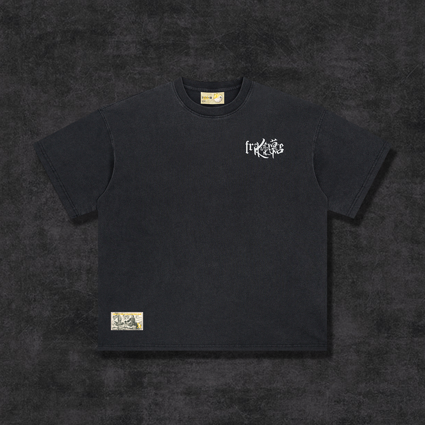 GOLD RUSH LOGO TEE - SILVER