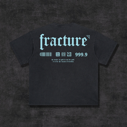 GOLD RUSH LOGO TEE - TIFFANY BLUE