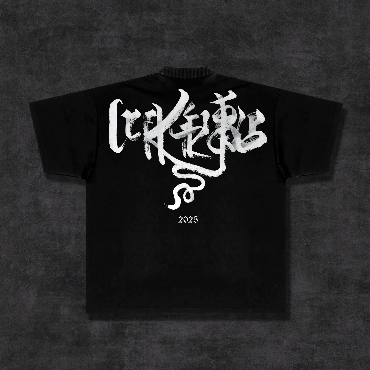 SNAKE LOGO TEE - BLACK