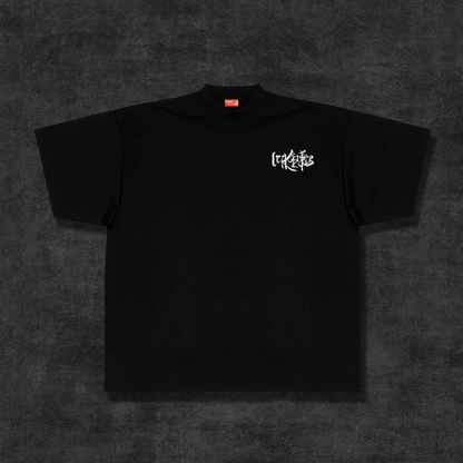 SNAKE LOGO TEE - BLACK