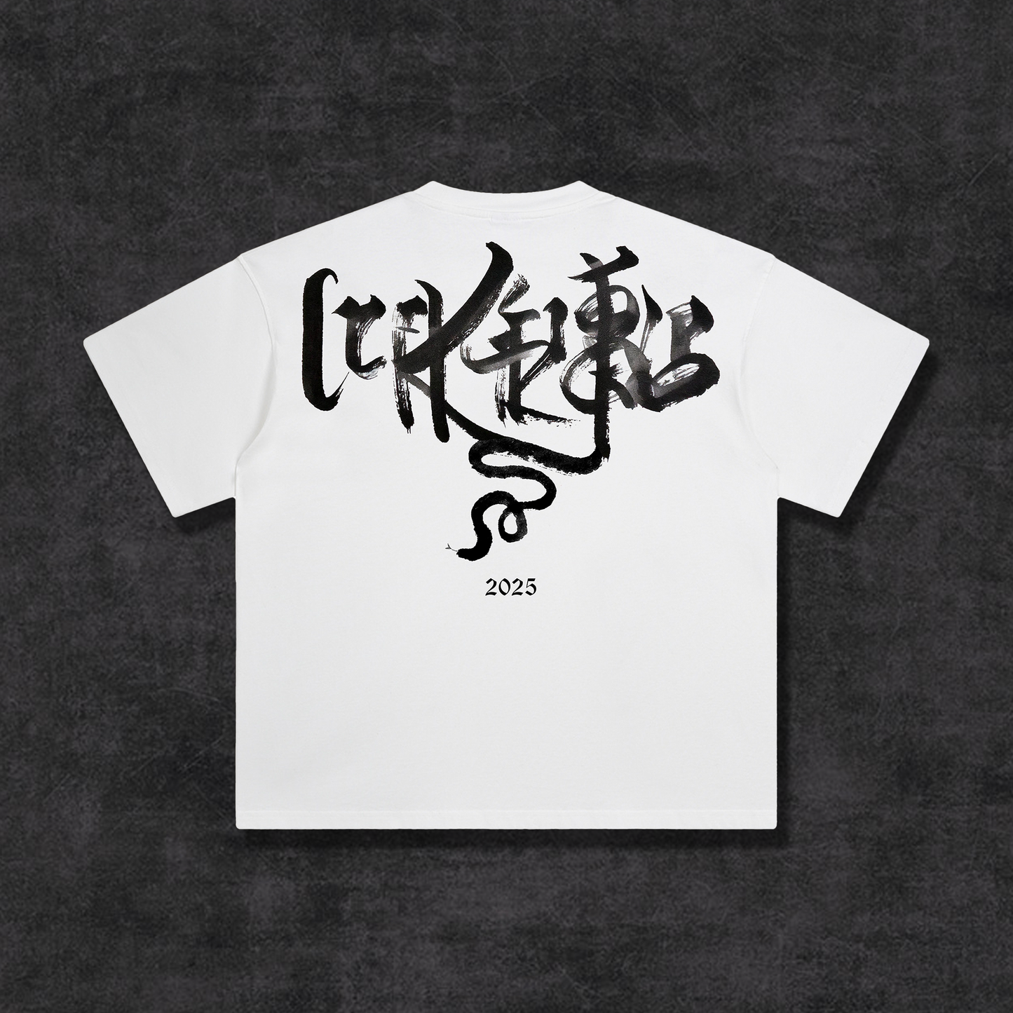 SNAKE LOGO TEE - WHITE