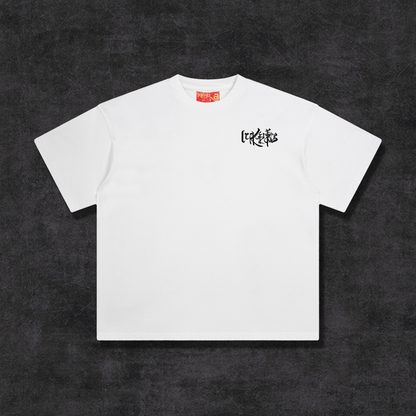 SNAKE LOGO TEE - WHITE