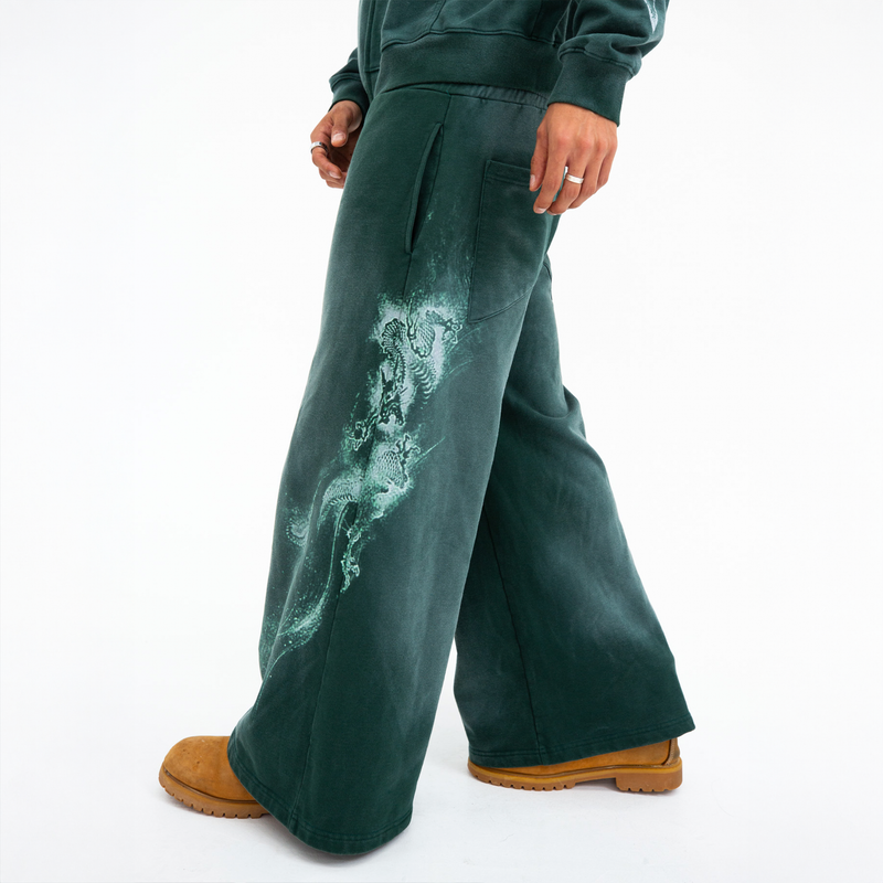 DRAGON SWEATS - FOREST GREEN
