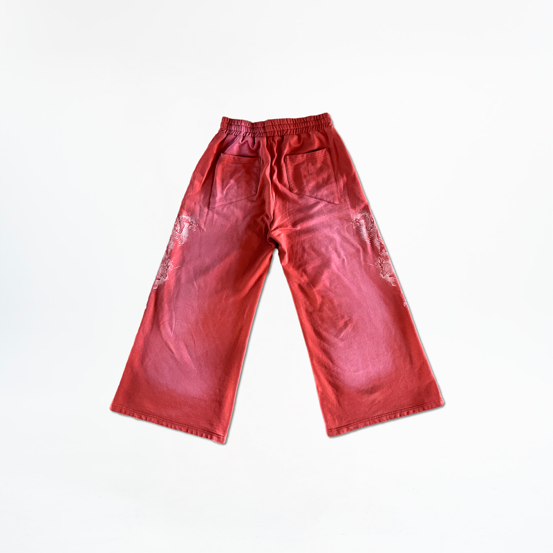 DRAGON SWEATS - WASHED SCARLET