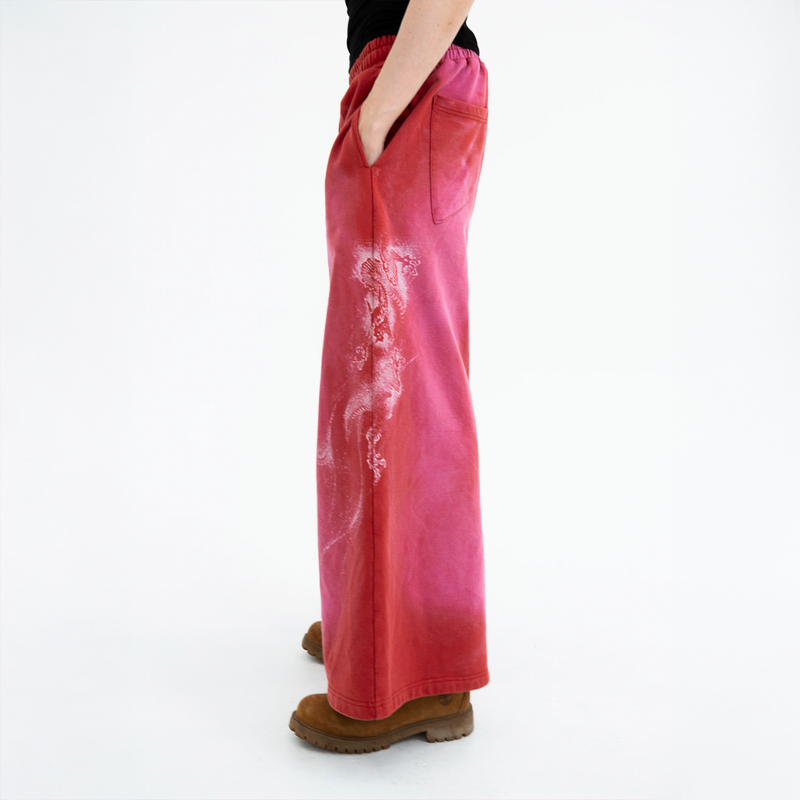 DRAGON SWEATS - WASHED SCARLET