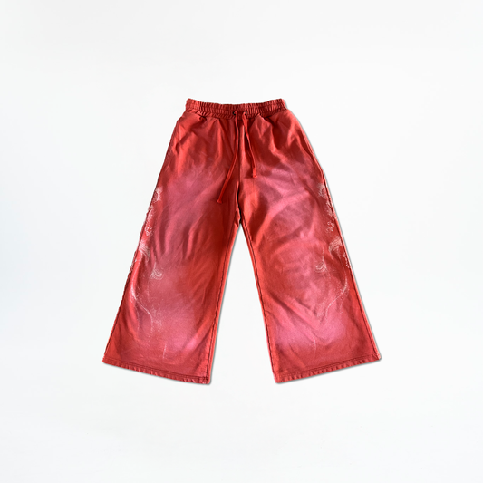 DRAGON SWEATS - WASHED SCARLET