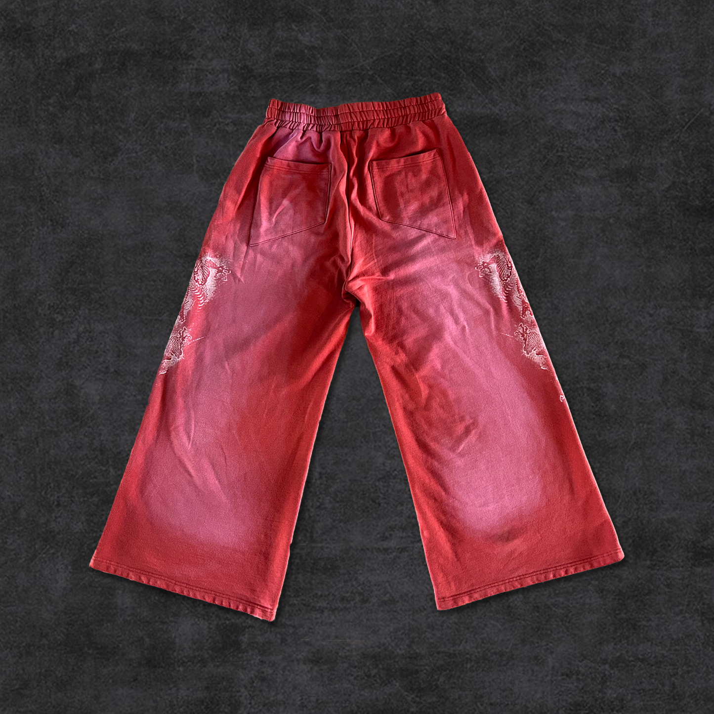 DRAGON SWEATS - WASHED SCARLET