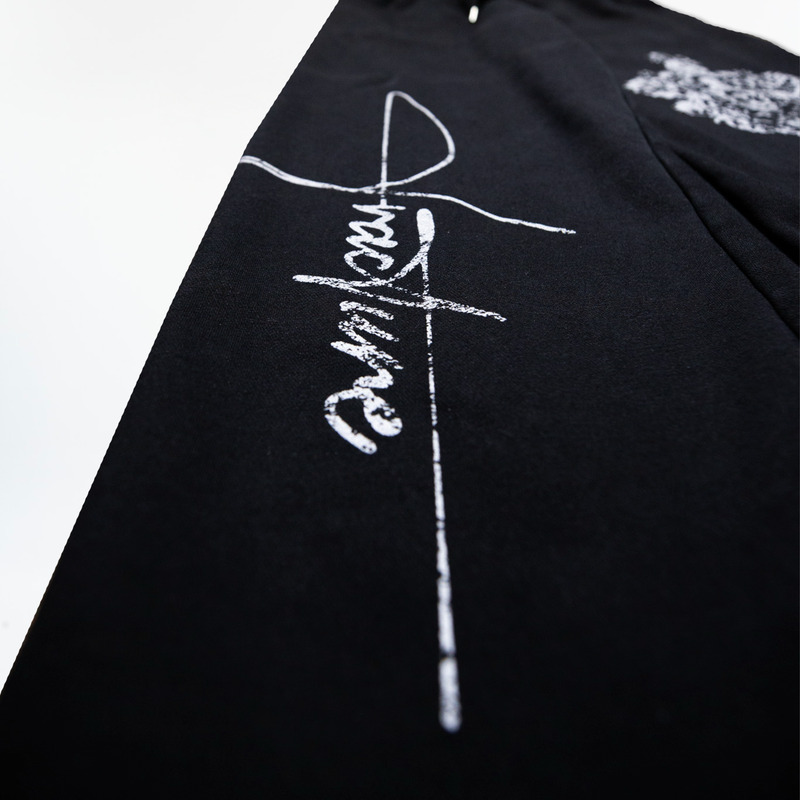 CREST SWEATS - JET BLACK