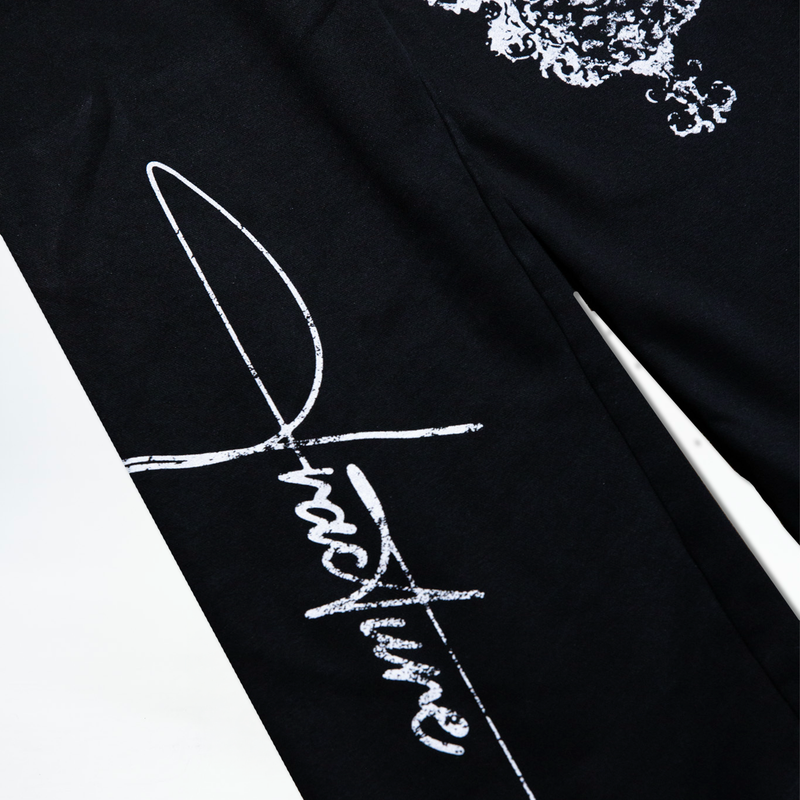 CREST SWEATS - JET BLACK