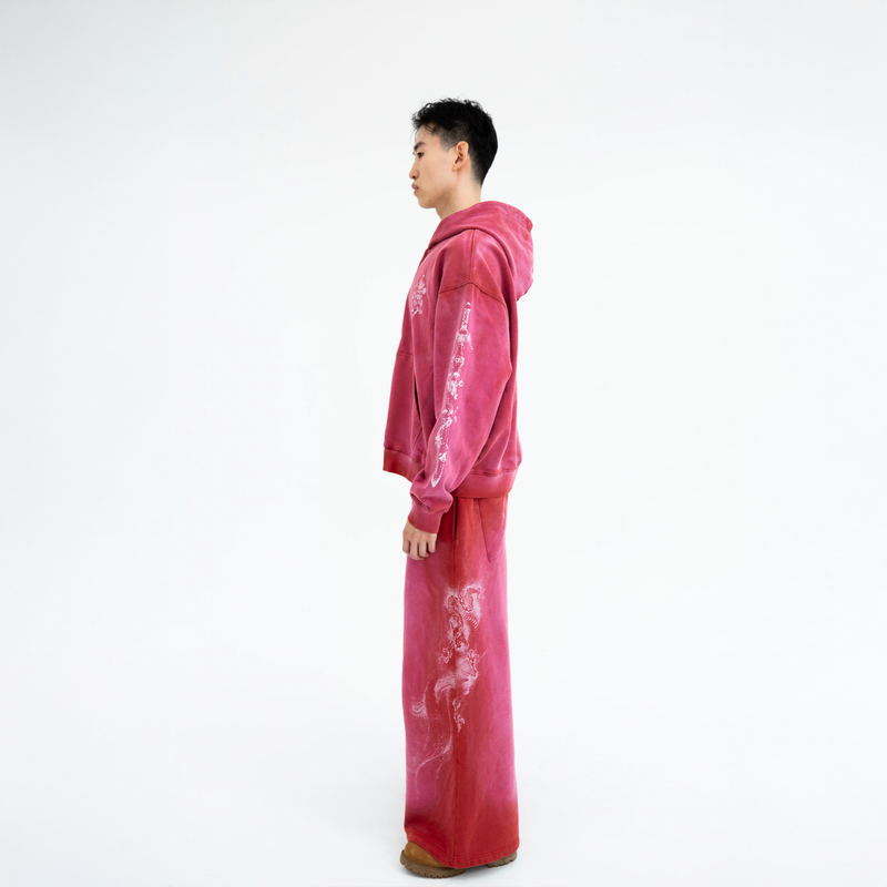 KINGSLAYER ZIPUP - WASHED SCARLET