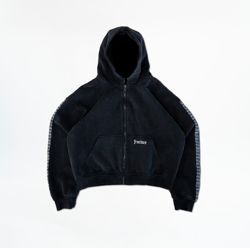 NEEDLES ZIPUP - WASHED BLACK