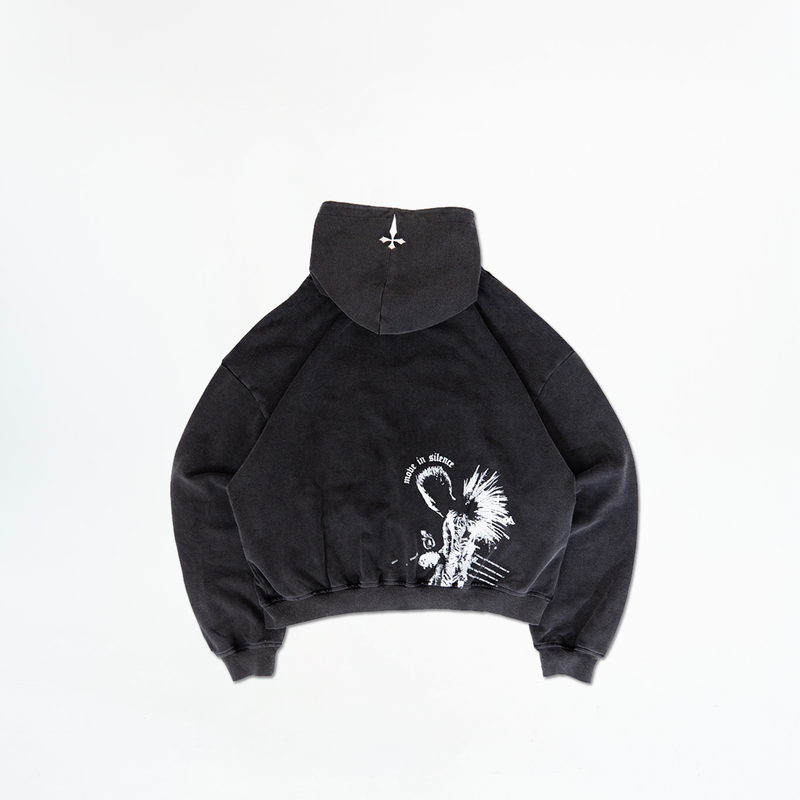 RYUK ZIPUP - WASHED BLACK