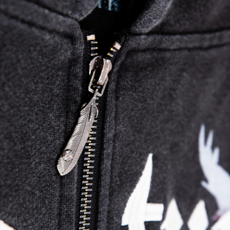 RYUK ZIPUP - WASHED BLACK