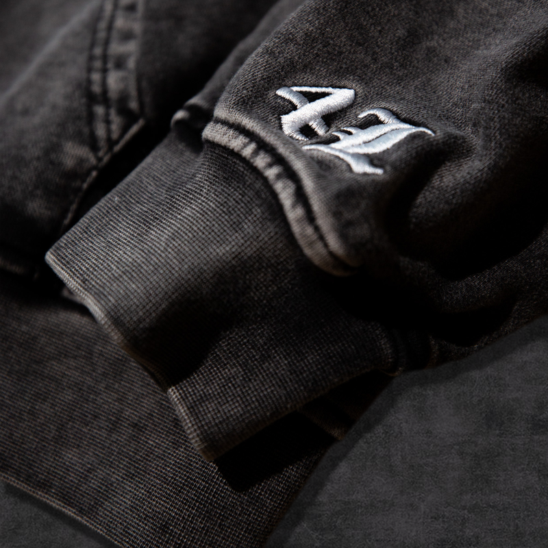 RYUK ZIPUP - WASHED BLACK