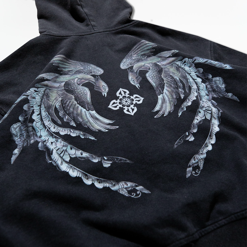 DISTRESSED LACQUER ZIPUP