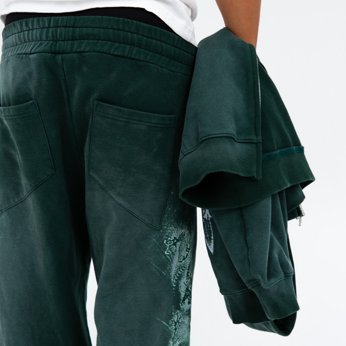 DRAGON SWEATS - FOREST GREEN