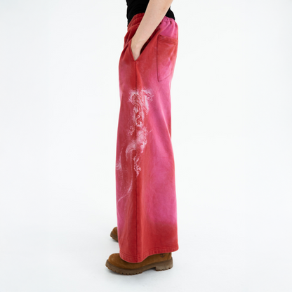 DRAGON SWEATS - WASHED SCARLET