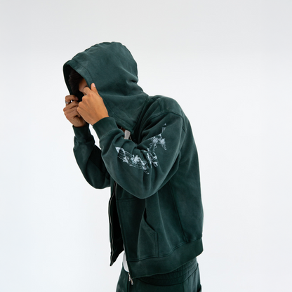 KINGSLAYER ZIPUP - FOREST GREEN